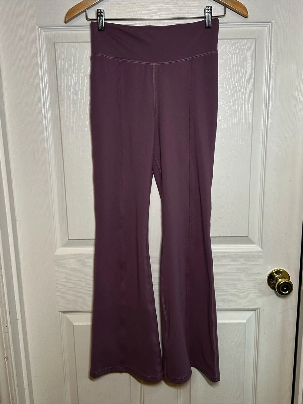 Abercrombie & Fitch Kids Pink/Purple Flare Yoga Lounge Athletic Pants Size 13/14